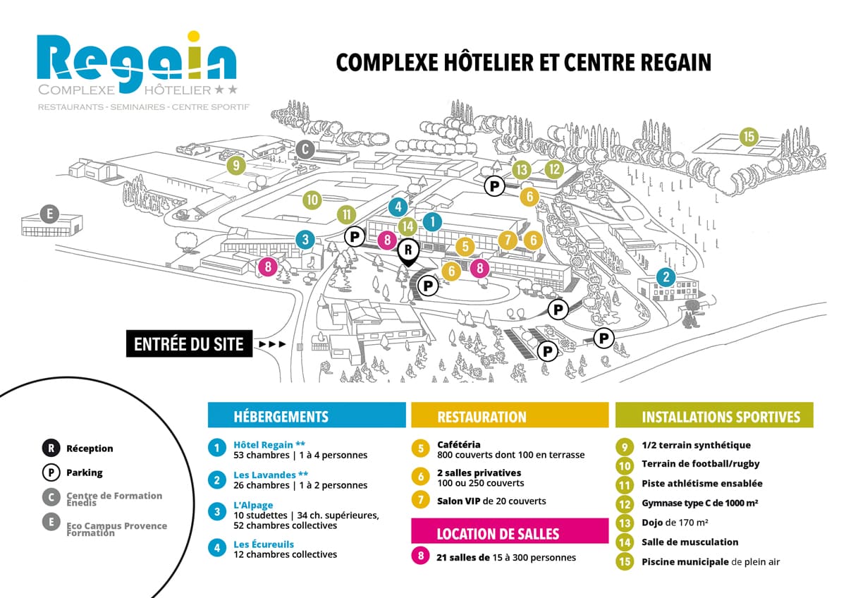 Plan Complexe Hôtelier Regain